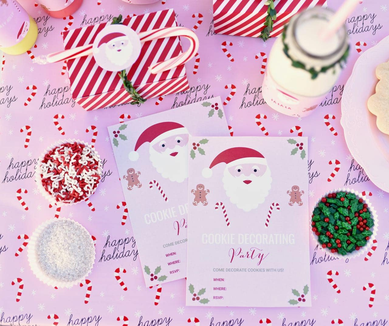 How To Plan The Ultimate Christmas Cookie Decorating Party within Free Printable Cookie Decorating Invitations