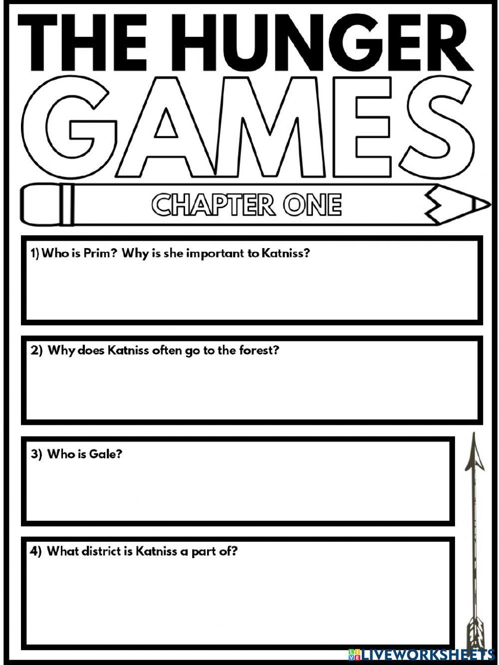 Hunger Games Lessons: Free Printables For The Hunger Games Movie regarding Hunger Games Free Printable Worksheets