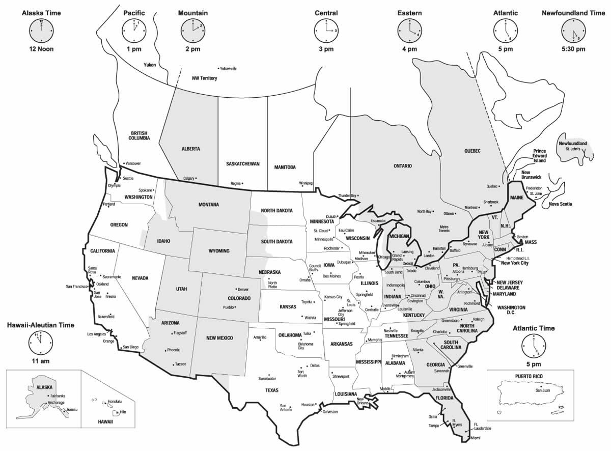 Image Result For Printable Map Of The Usa With State Names inside Free Printable Us Timezone Map With State Names