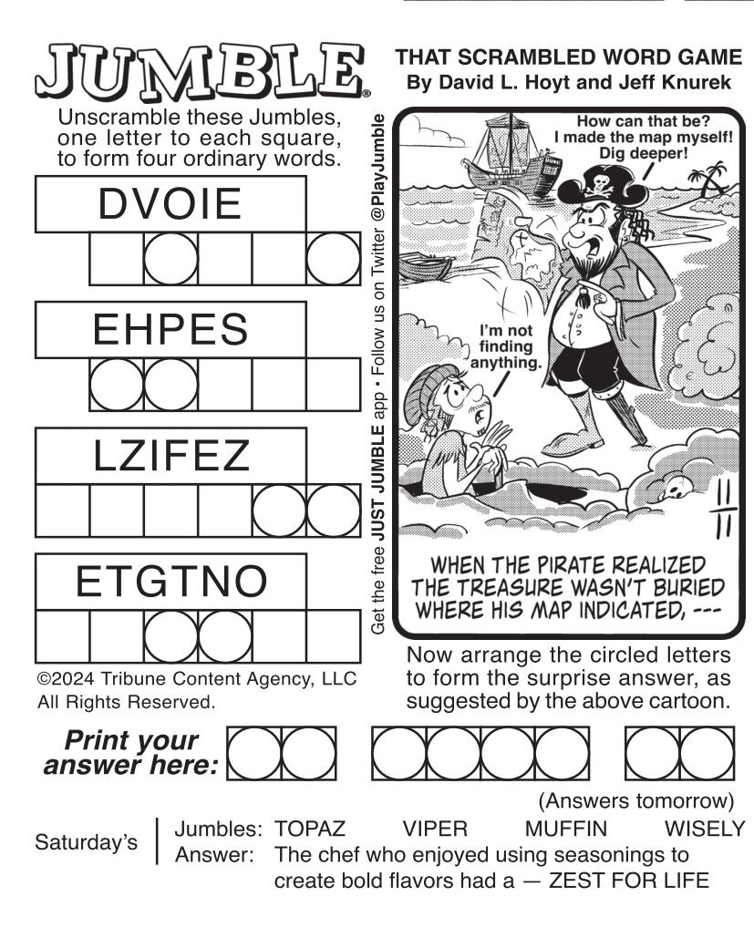 Jumble - Puzzles intended for Jumble Puzzle Printable Free