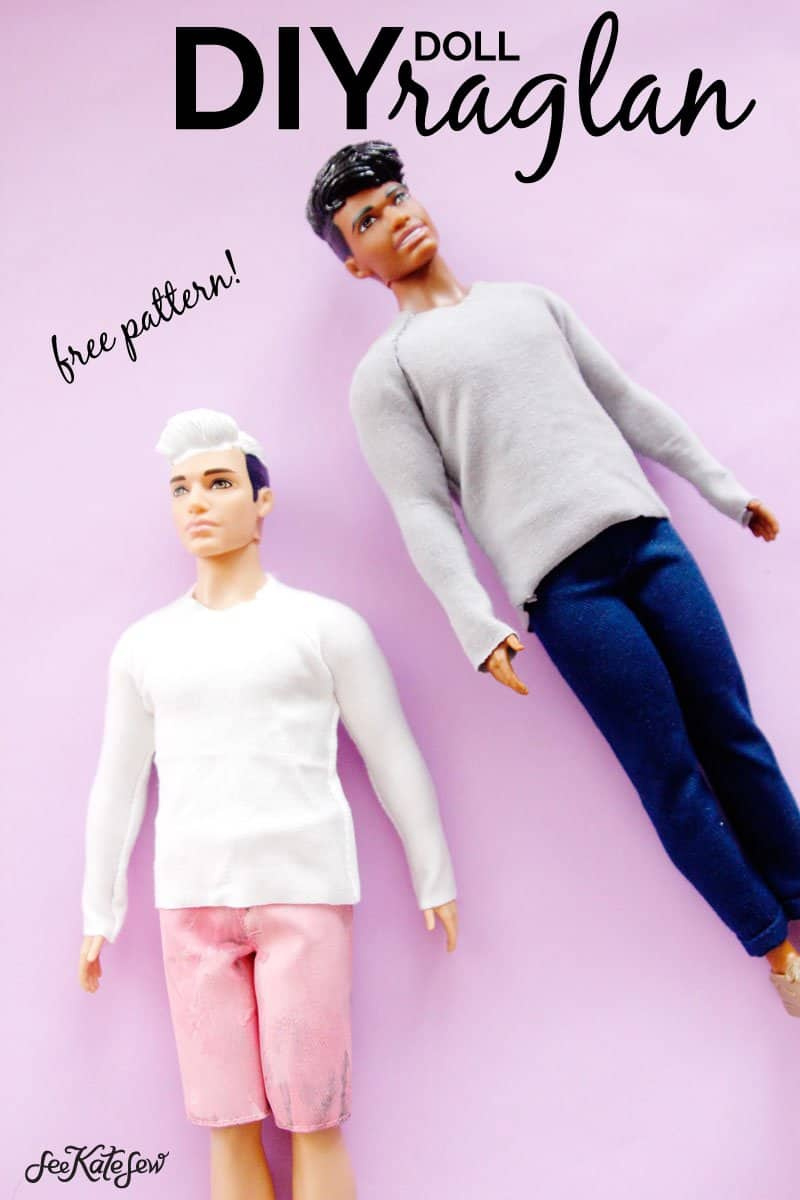 Ken Barbie Doll Shirt Pattern {Free!} - See Kate Sew intended for Ken Clothes Patterns Free Printable