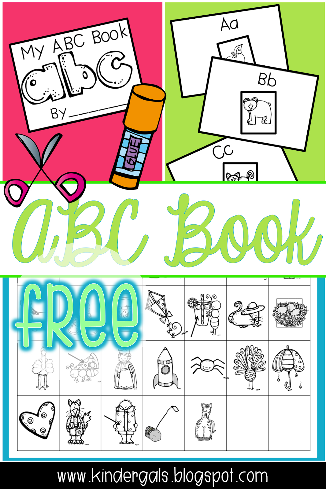 Kindergals: Literacy Al' A Carte: Literacy Ideas Galore And A Free with Free Printable Reading Recovery Books