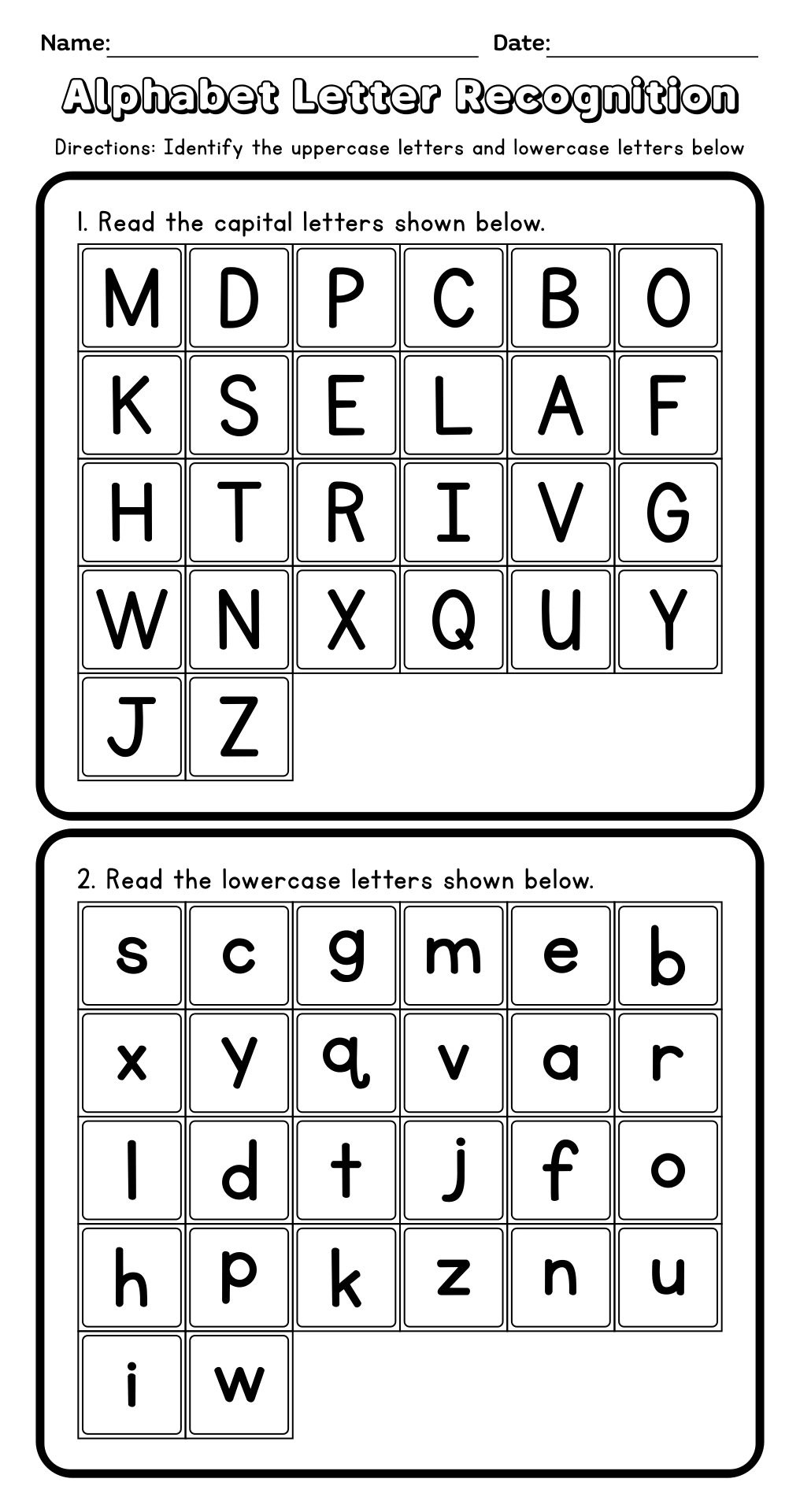 Kindergarten Alphabet Games - 10 Free Pdf Printables | Printablee pertaining to Free Printable Alphabet Games