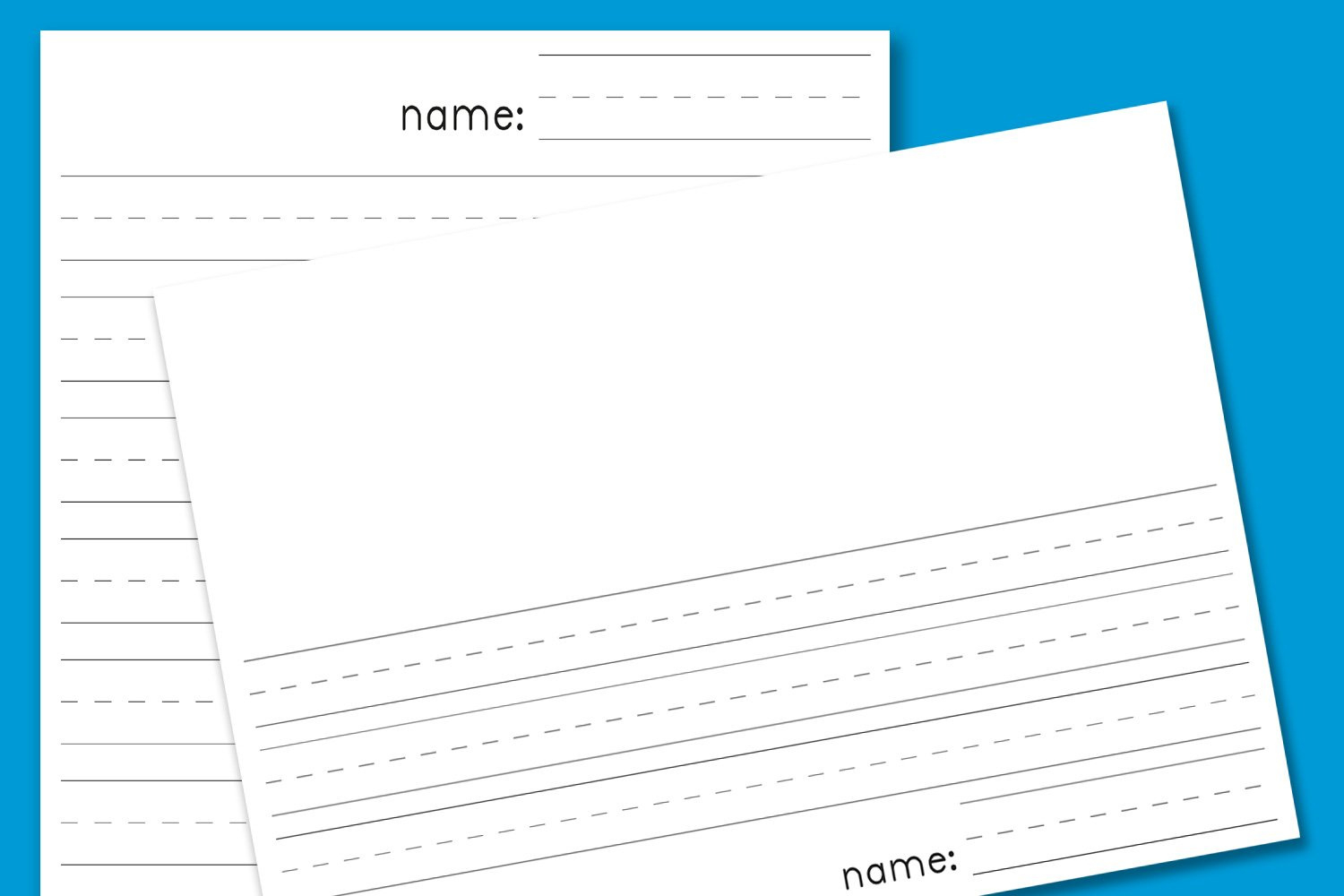 Kindergarten Lined Paper Printable - Get Free Pdf File Templates within Free Printable Kindergarten Lined Paper Template