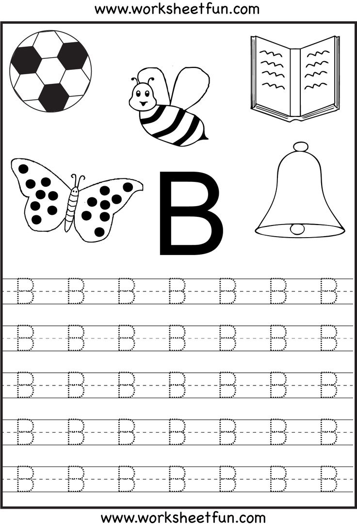 Kindergarten Worksheets / Free Printable Worksheets intended for Free Printable Preschool Worksheets Tracing Letters