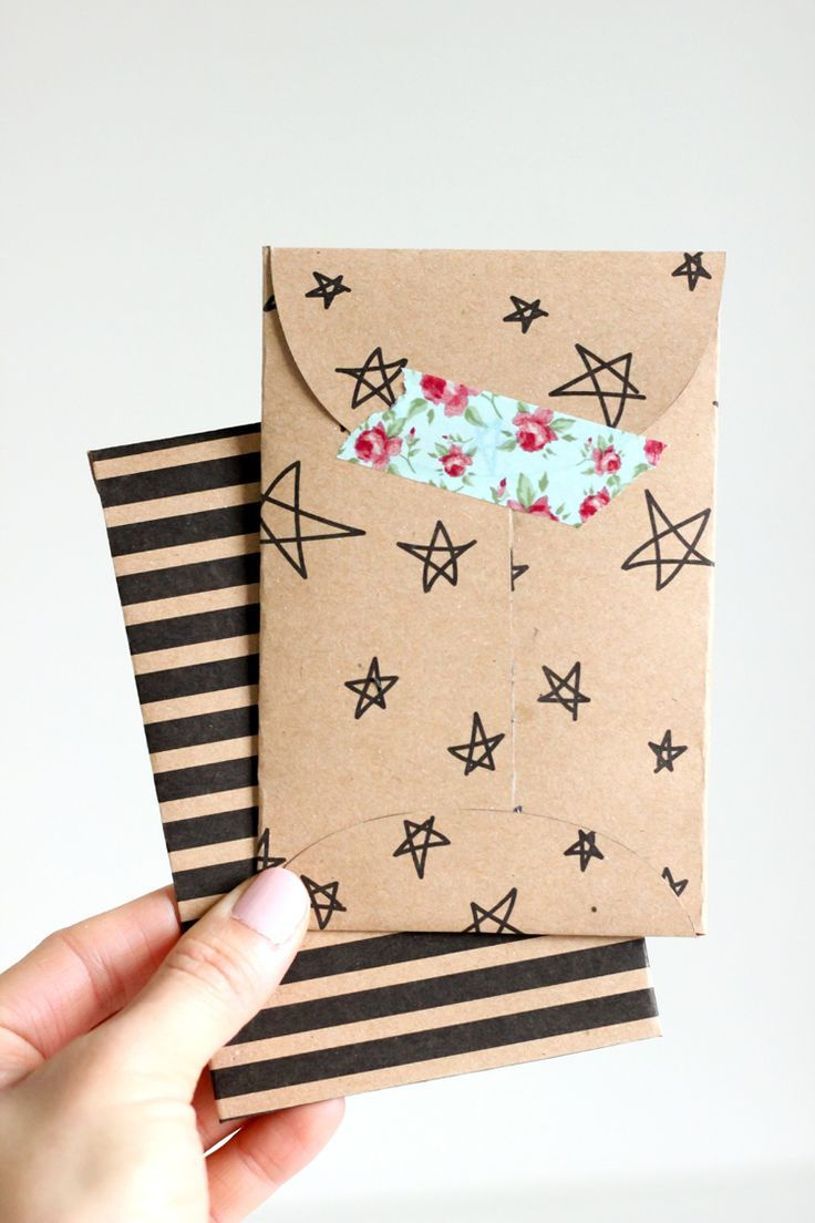 Kraft Paper Gift Card Envelope – Free Printable! with Free Printable Gift Card Envelope Template