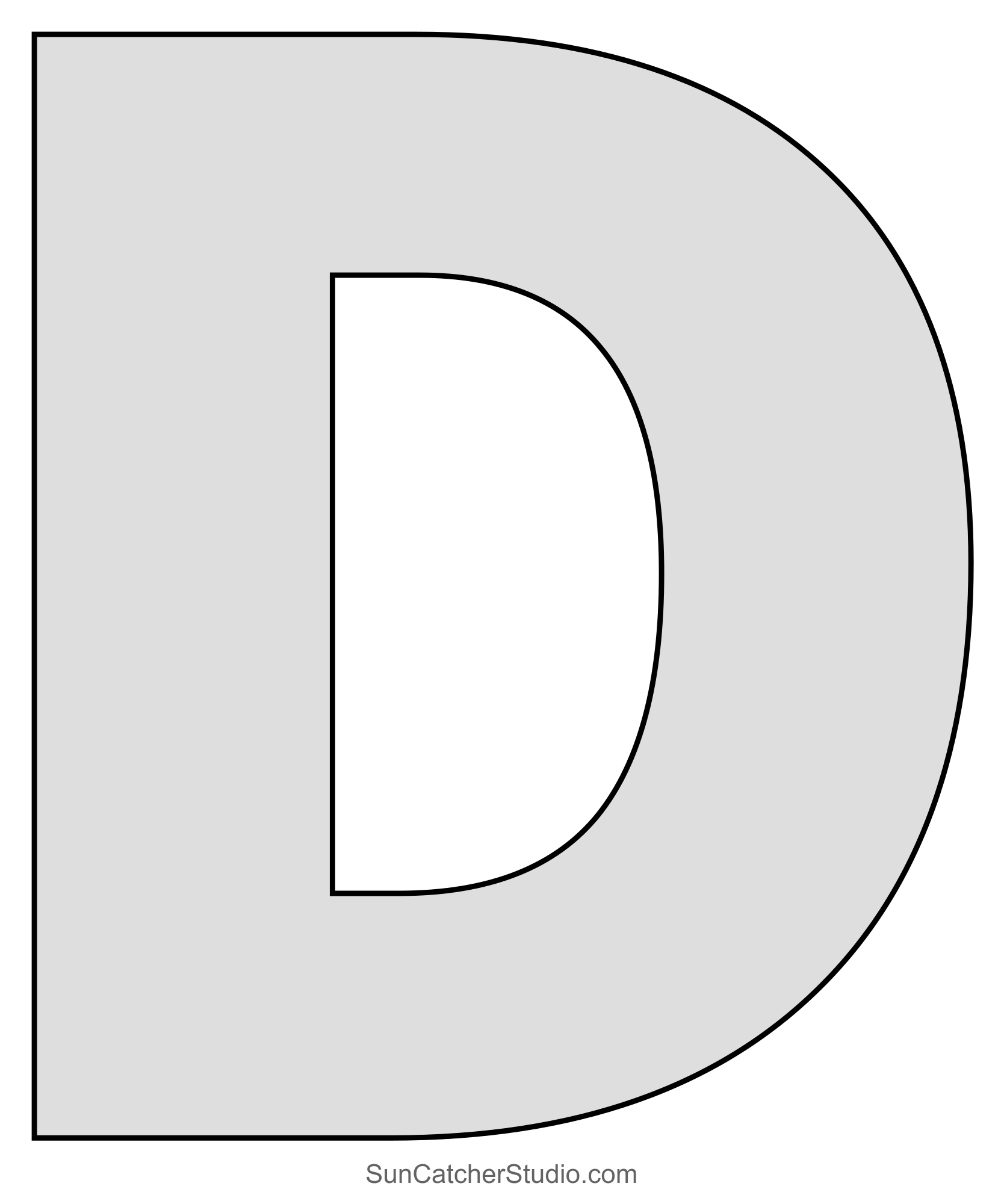 Large Letter Stencils (Printable Alphabet Lettering Font) – Free with Free Printable 10 Inch Letter Stencils