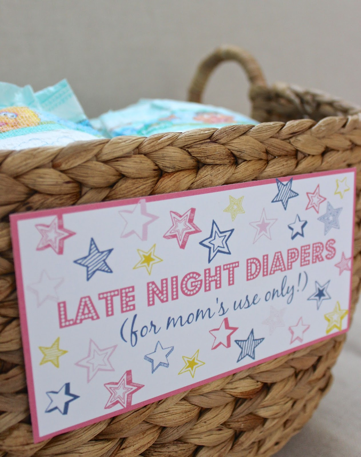 Late Night Diapers Baby Shower Printables - Drivendecor for Late Night Diaper Sign Free Printable
