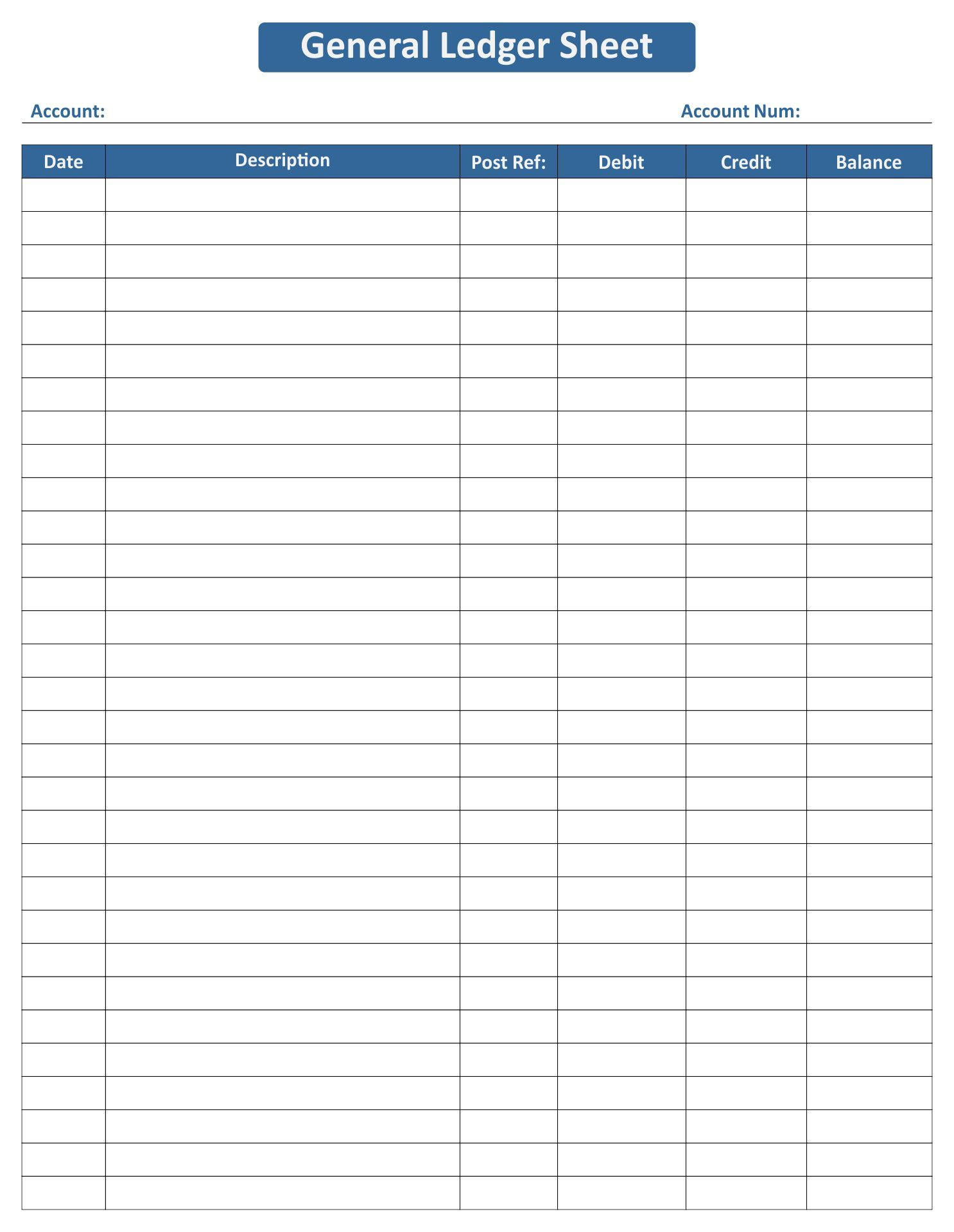 Ledger Balance Sheet - 10 Free Pdf Printables | Printablee throughout Free Printable Ledger Sheets