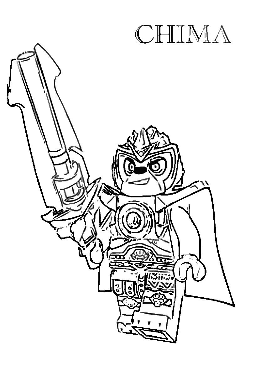 Legends Of Chima Coloring Pages regarding Free Printable Lego Chima Coloring Pages