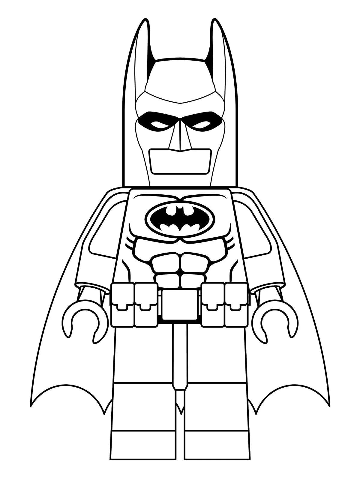 Lego Batman Image To Download And Color - Lego Batman Coloring Pages pertaining to Free Printable Lego Batman