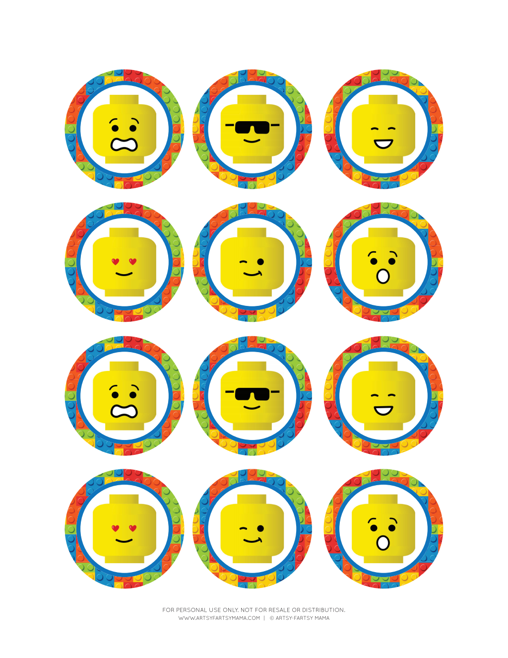 Lego-Cupcake-Toppers.pdf throughout Free Printable Lego Cupcake Toppers