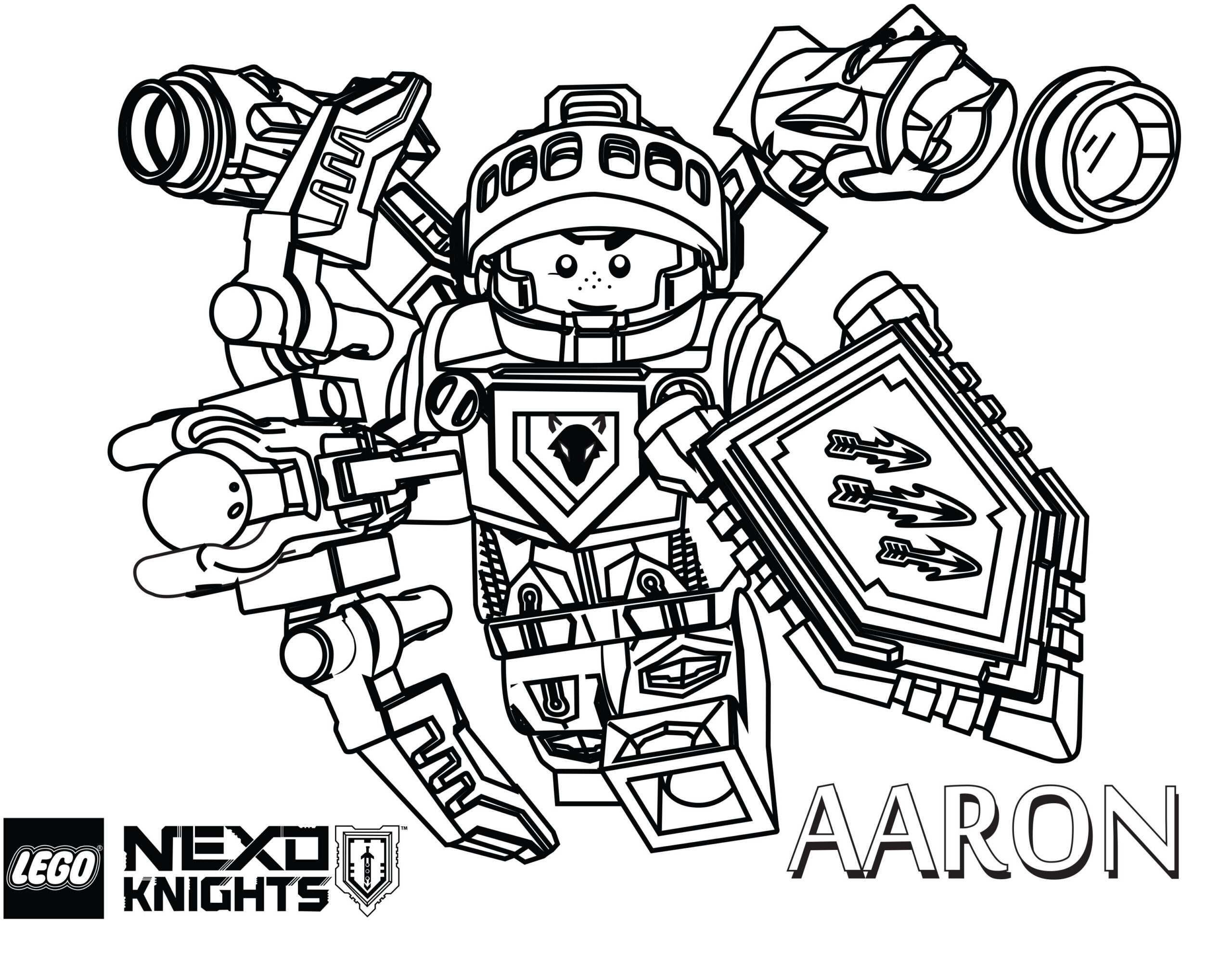 Lego Nexo Knights Coloring Pages - The Brick Fan throughout Free Printable Lego Chima Coloring Pages