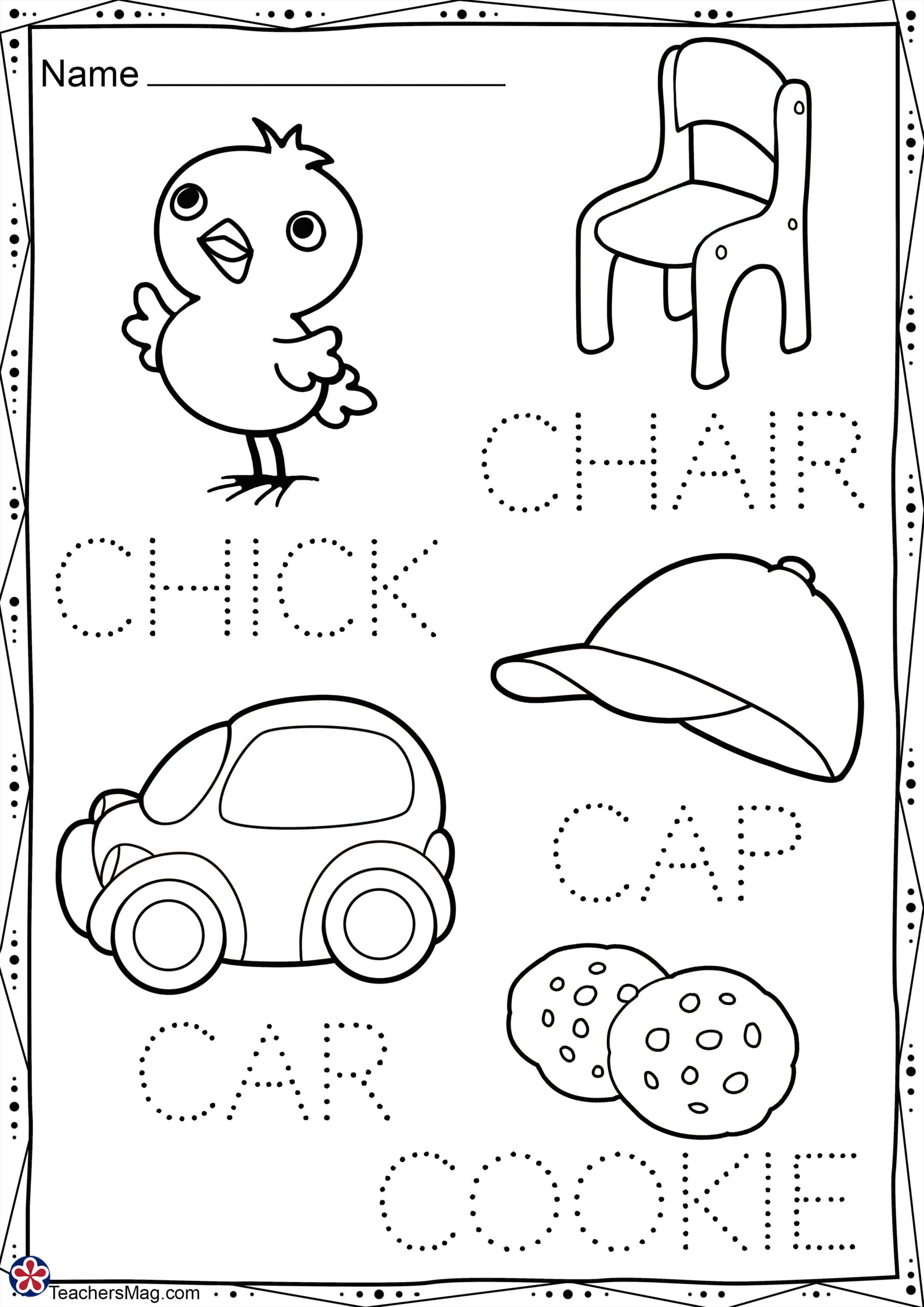 Letter С Free Worksheets For Preschool. Teachersmag inside Free Printable Preschool Worksheets Letter C