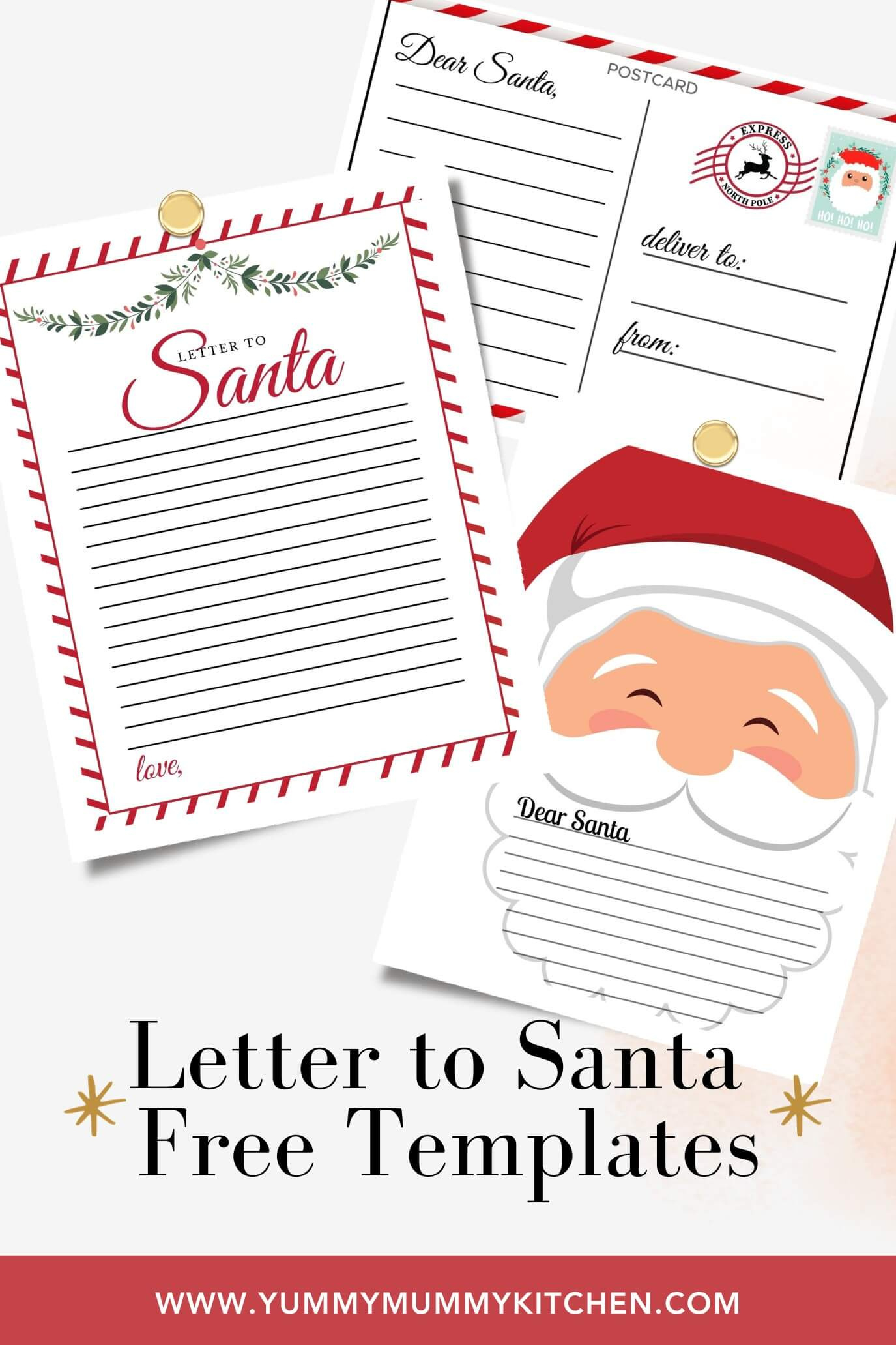 Letter To Santa Template - Free Printable Dear Santa Letters throughout Letter To Santa Template Free Printable