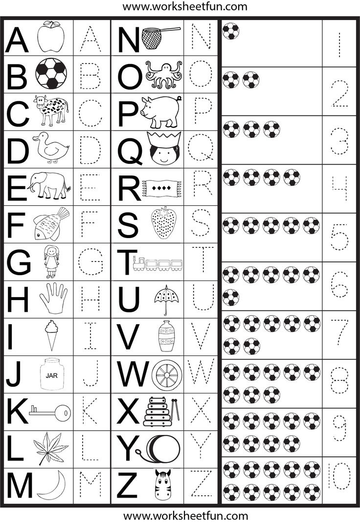 Letters And Numbers Tracing Worksheet / Free Printable Worksheets regarding Free Printable Letters And Numbers