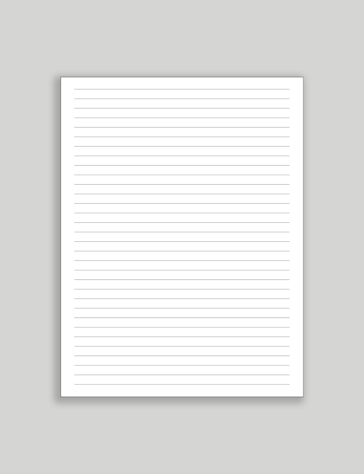 Lined Paper Free Printable Pdf Download | Sortoutmy.life for Free Printable Binder Paper