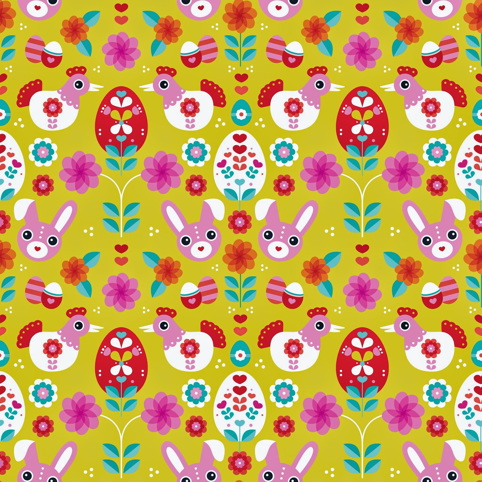 Little Smilemakers Studio: > Happy Spring & A Quirky Easter | Free pertaining to Free Printable Easter Wrapping Paper