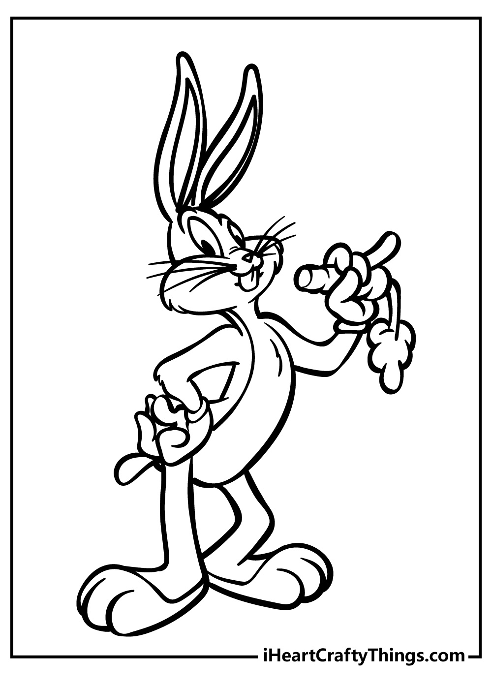 Looney Tunes Coloring Pages (100% Free Printables) intended for Free Printable Bugs Bunny Coloring Pages
