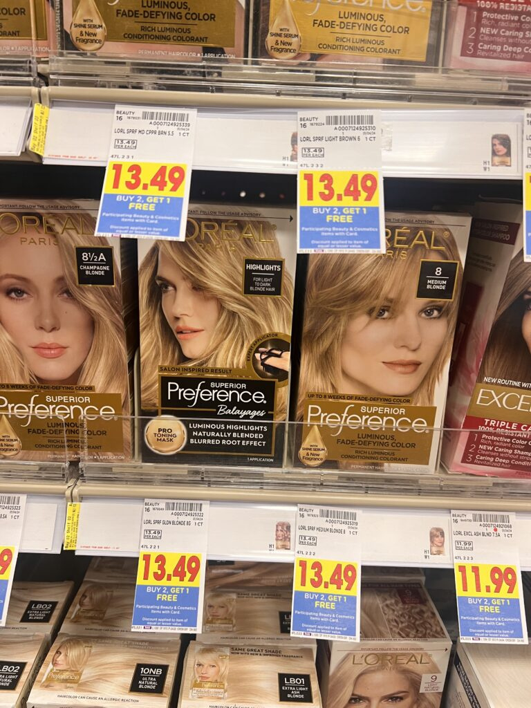 Loreal Paris Hair Color As Low As $5.99! - Kroger Krazy inside Free Hair Dye Coupons Printable
