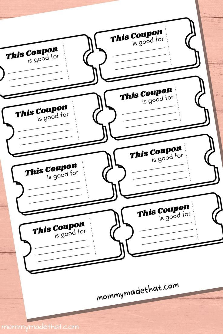 Lots Of Blank Coupon Templates (Free Printables!) throughout Free Printable Coupon Templates