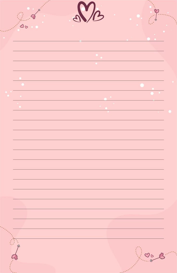 Love Letter Templates - 10 Free Pdf Printables | Printablee pertaining to Free Printable Love Letter Paper