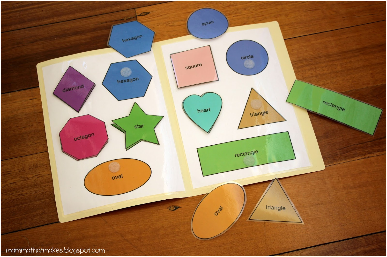 Mamma That Makes: Shape Matching File Folder Game regarding Free Printable File Folders For Preschoolers