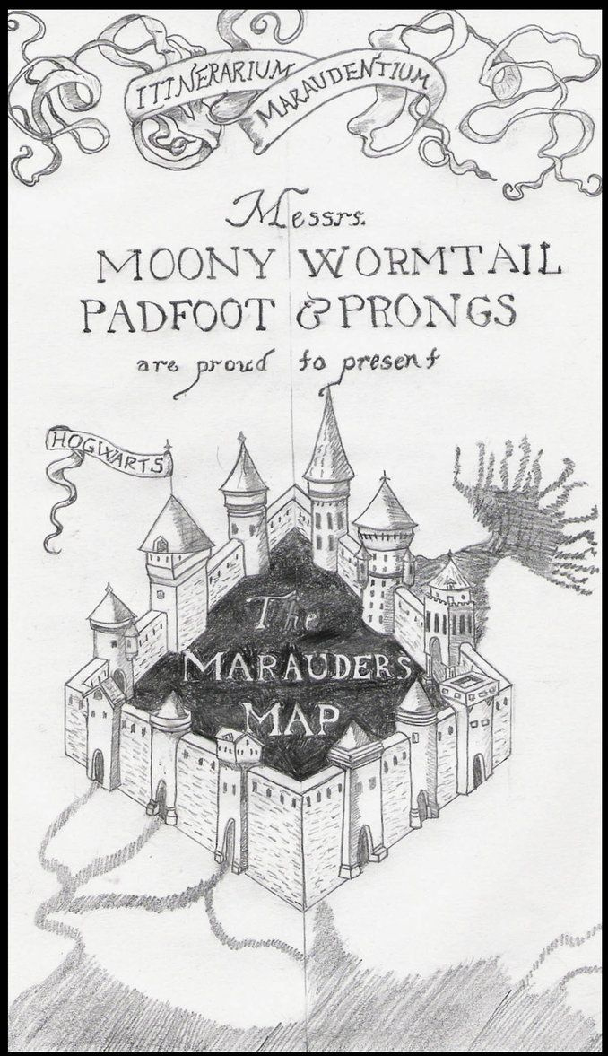 Marauder'S Mapadelbrand On Deviantart regarding Free Printable Marauders Map