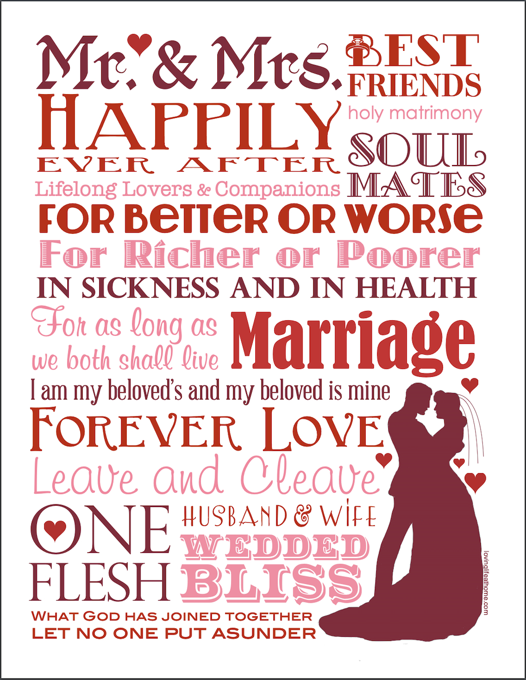 Marriage Subway Art (Free Printable) - Loving Life At Home within Free Printable Subway Art Template