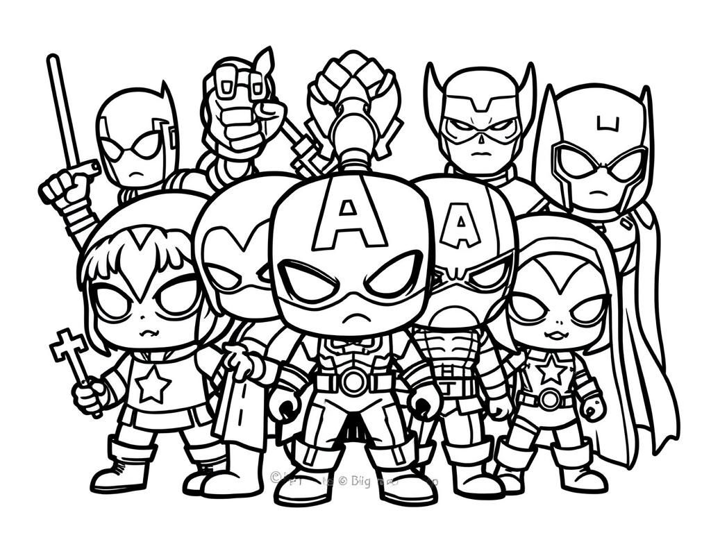 Marvel Superhero Coloring Page - Free Printable Coloring Page throughout Free Printable Superhero Coloring Pages