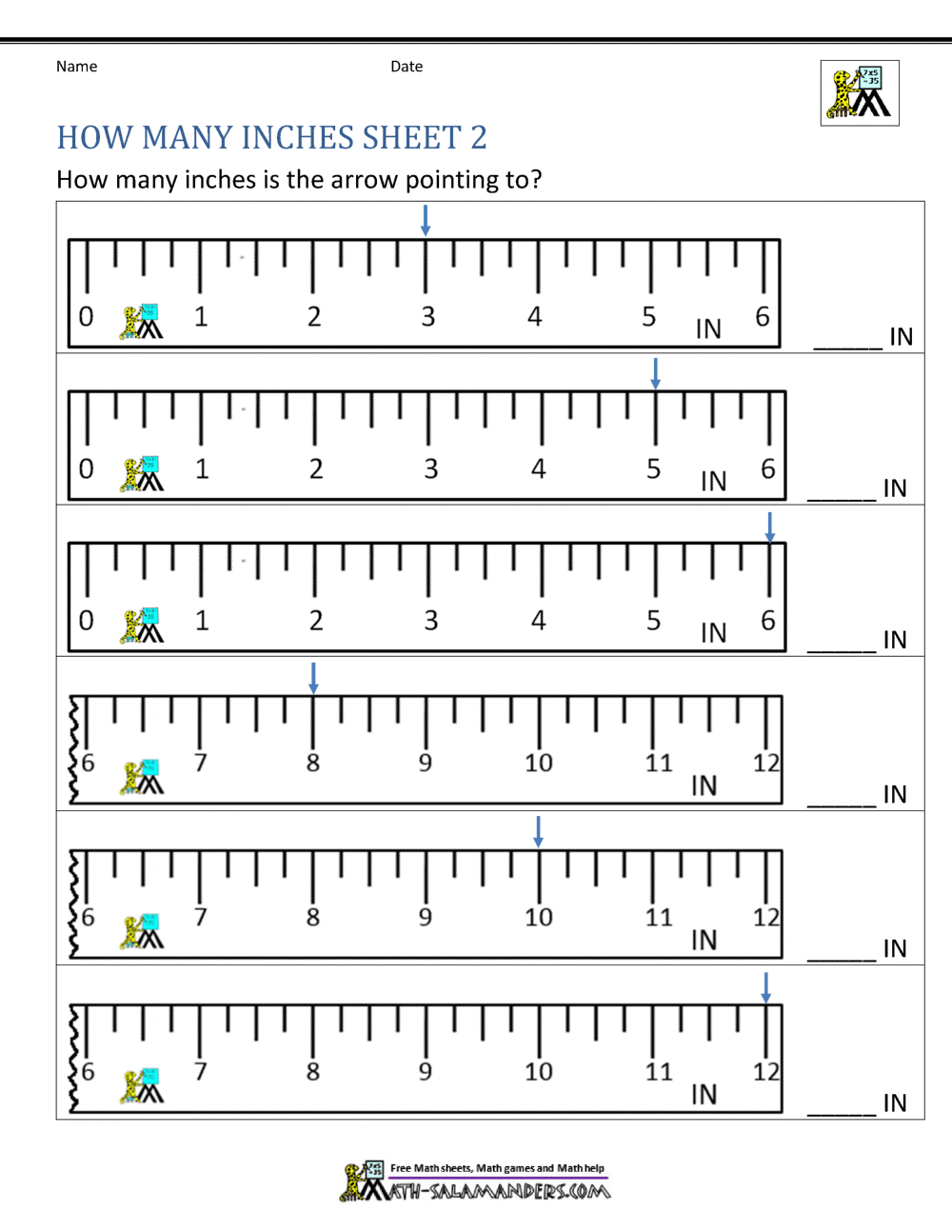 Measuring Length Worksheets with Free Printable Measurement Worksheets Grade 1