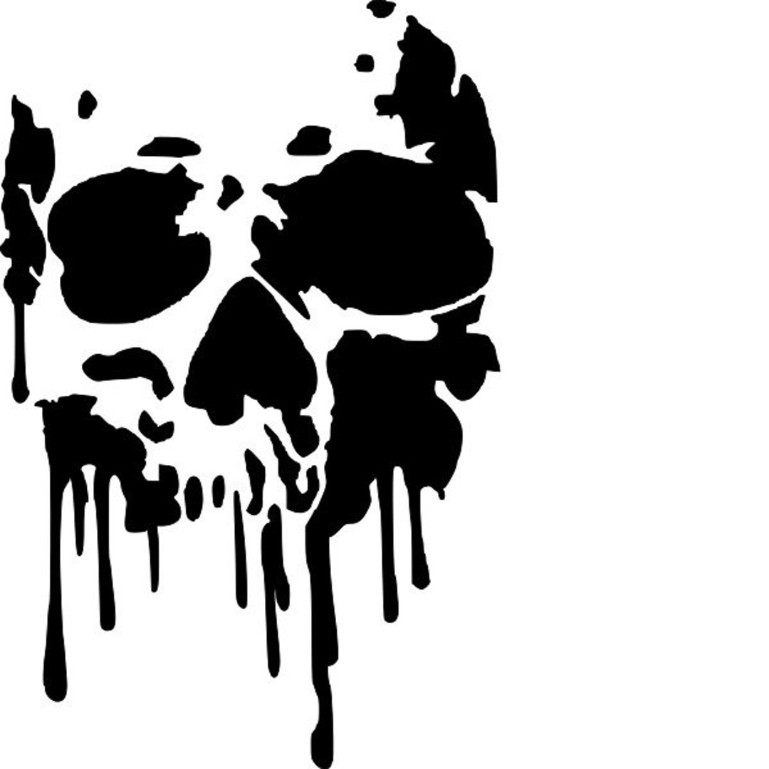 Melting Skull Stencil Re-Usable 6.5 X 10 Inch - Worksheets Library pertaining to Skull Stencils Free Printable