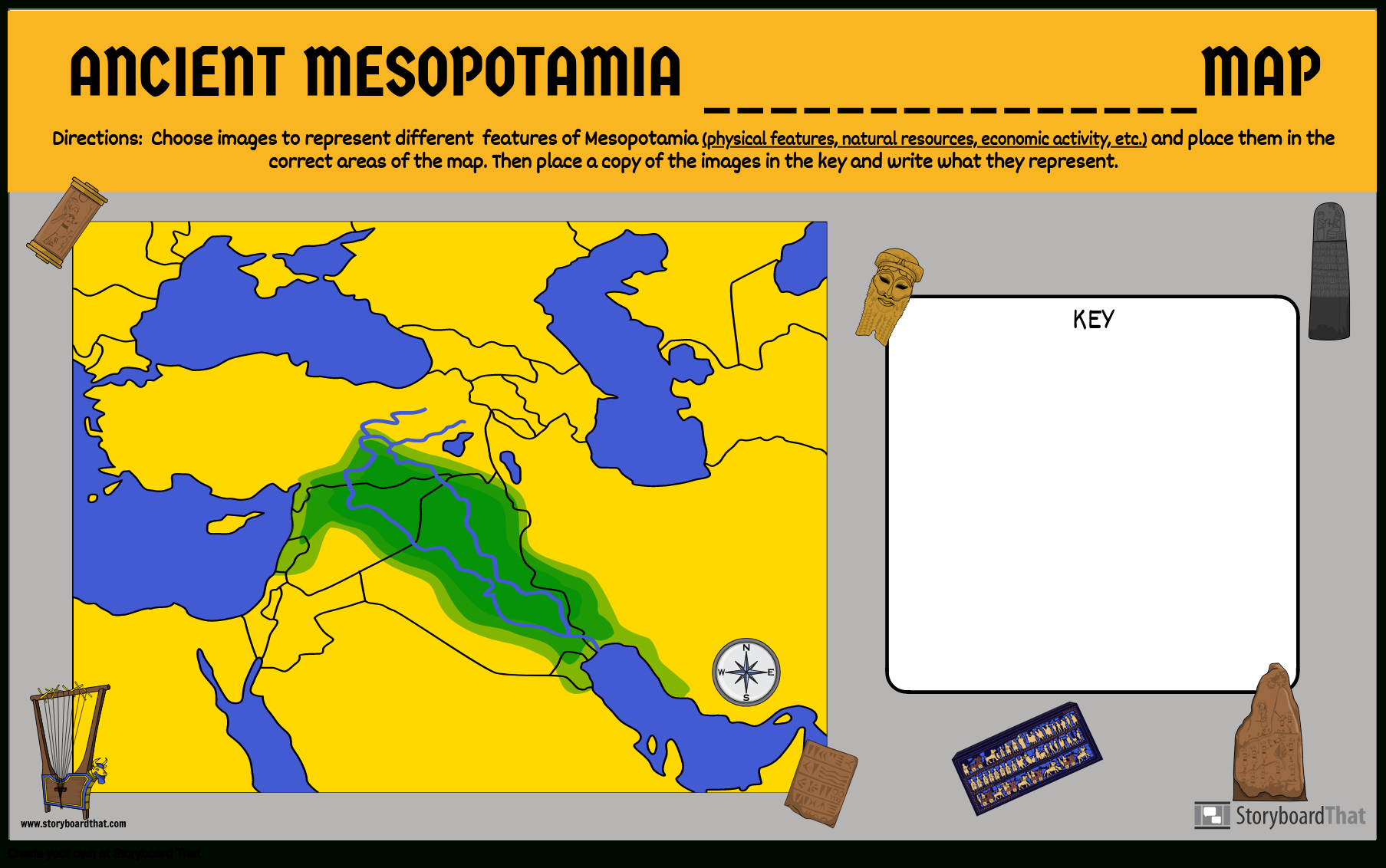 Mesopotamia Worksheets - Worksheets Library within Free Printable Map Of Mesopotamia