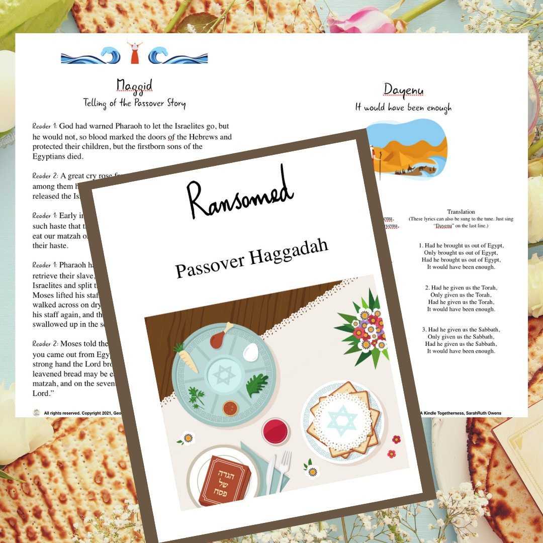 Messianic Passover Haggadah Seder (Digital Download) - Etsy intended for Free Printable Messianic Haggadah