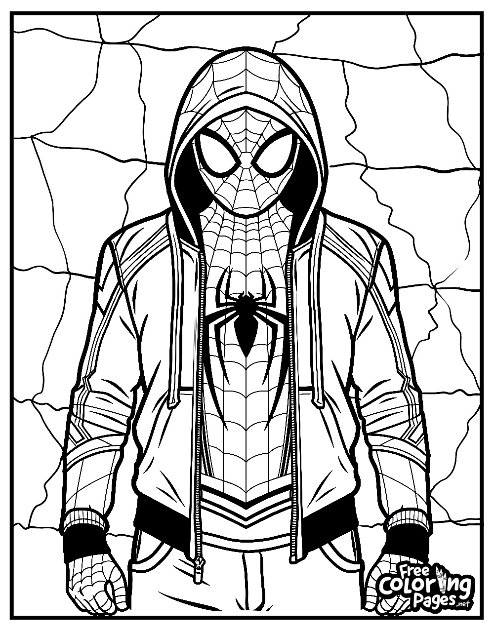 Miles Morales Coloring Pages | Spiderman Coloring Pages intended for Free Printable Spiderman Coloring Pages