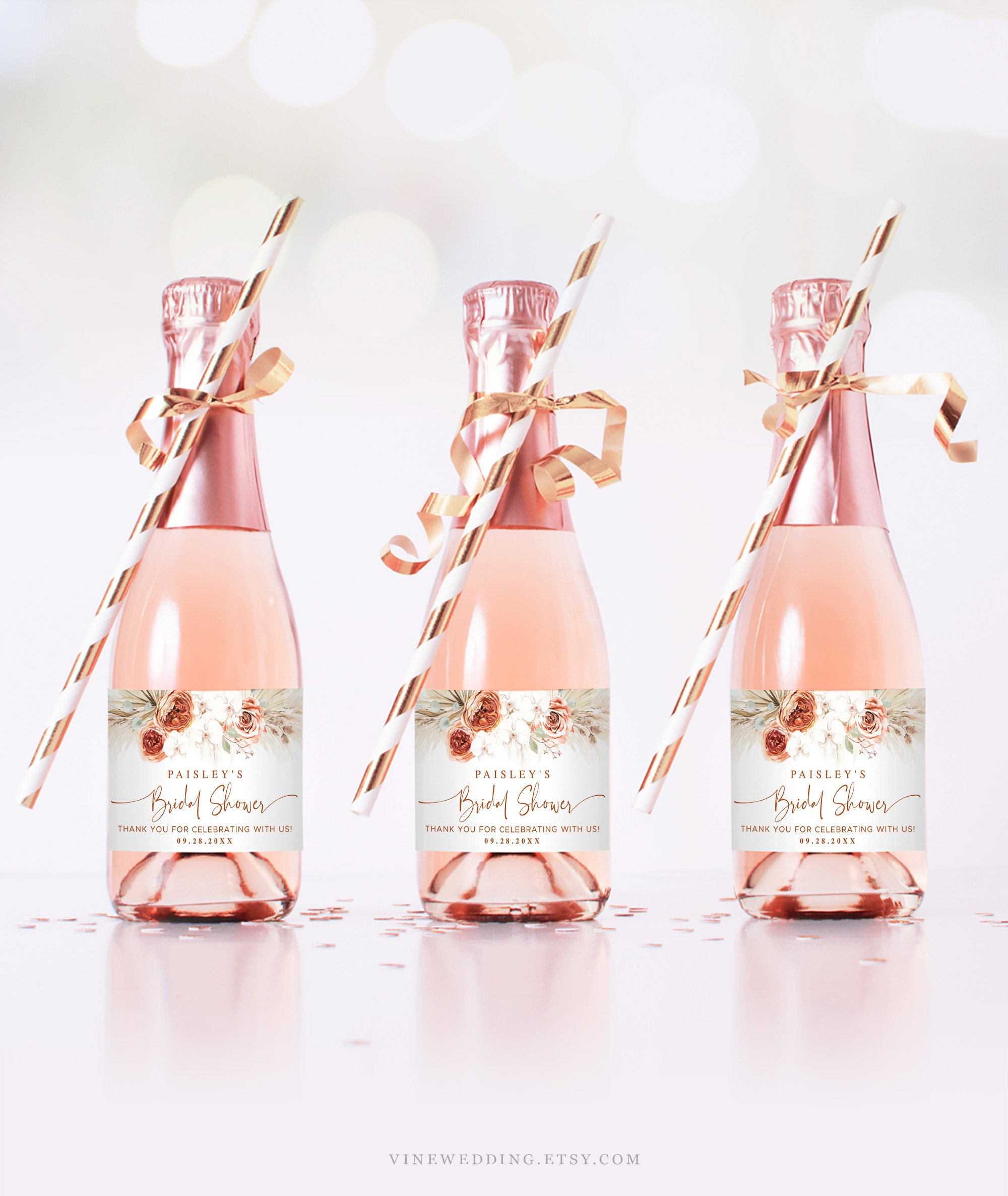 Mini Champagne Bottle Labels, Printable Mini Champagne Labels regarding Free Printable Mini Champagne Bottle Labels