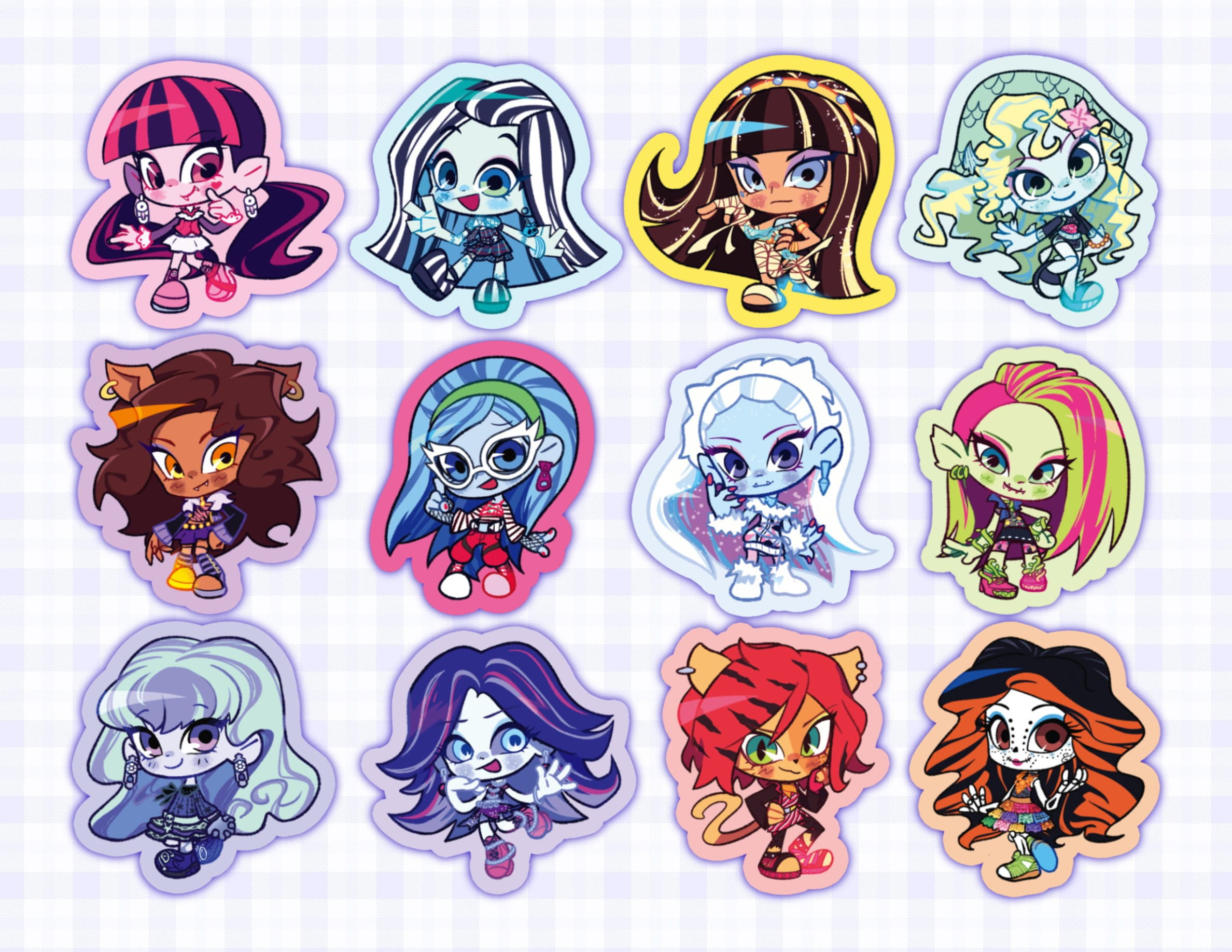 Monster High Stickers Printable intended for Free Printable Monster High Stickers