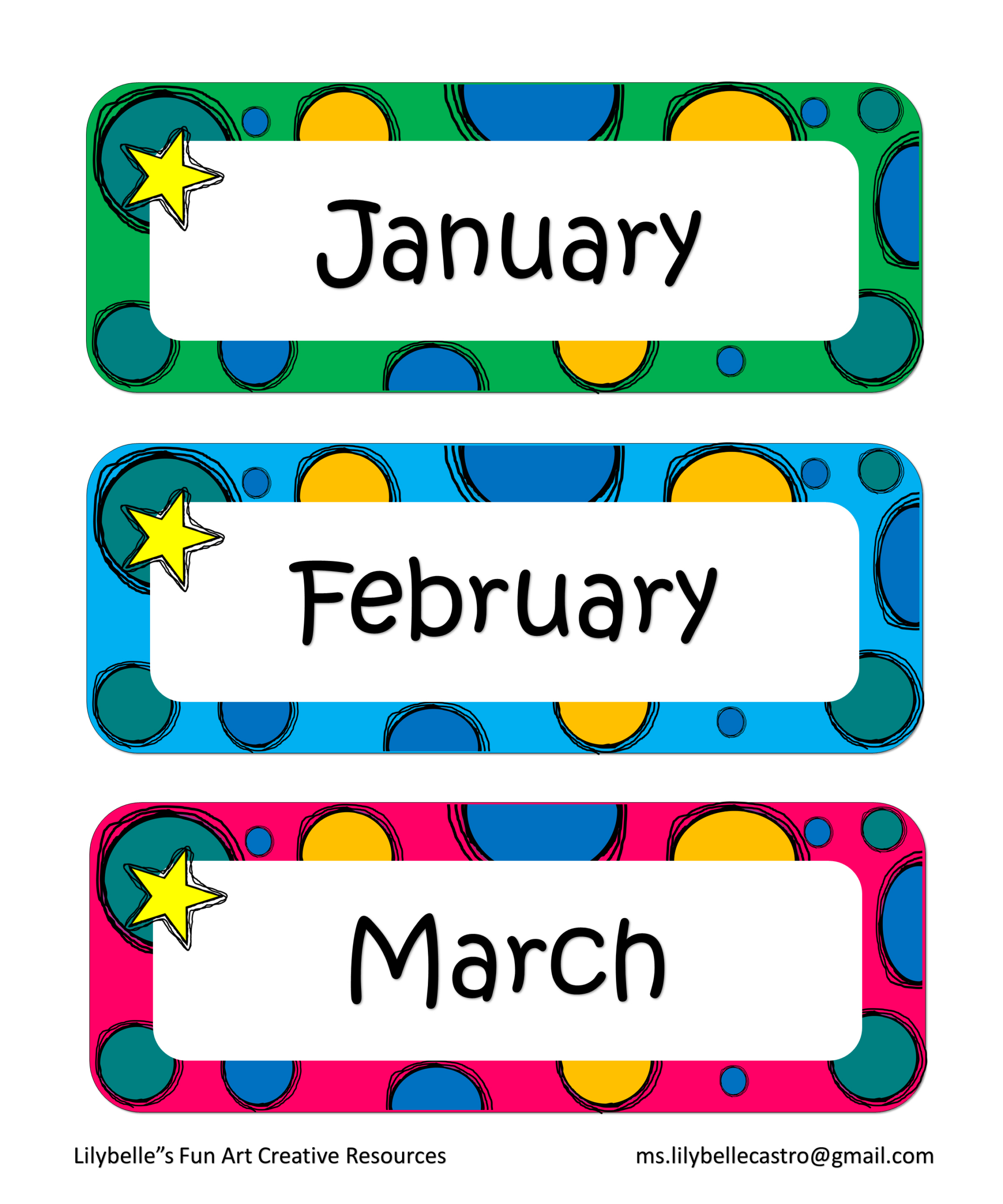 Months Of The Year Classroom Wall Decor (Printable) | Teaching intended for Free Printable Months Of The Year Labels