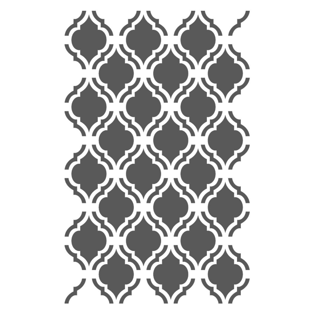 Moroccan Stencils Template -Small Scale- For Crafting Canvas Diy regarding Free Printable Moroccan Wall Stencils