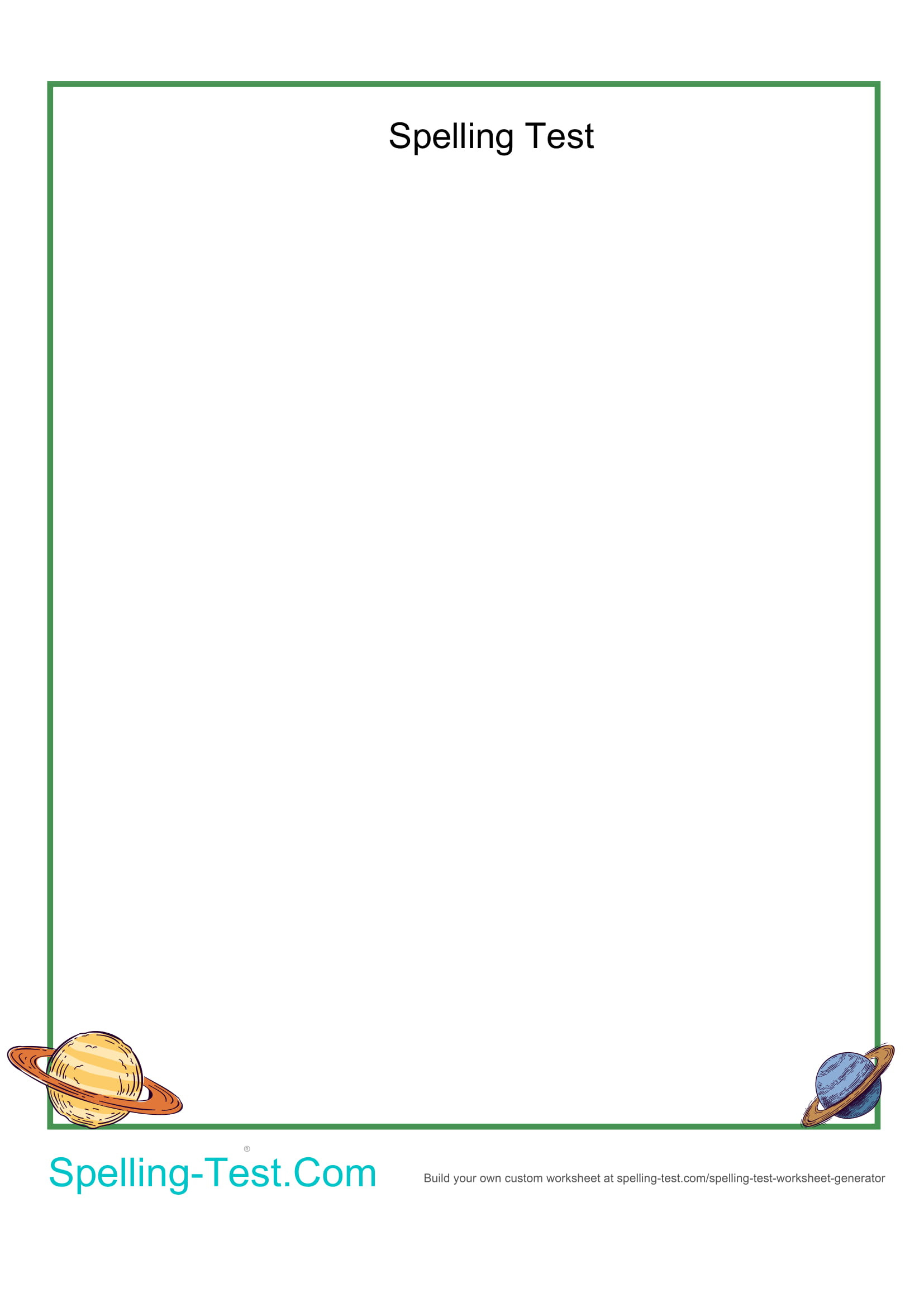 Multiple Choice Spelling Test Generator & Maker | Free & Printable throughout Free Printable Multiple Choice Spelling Test Maker