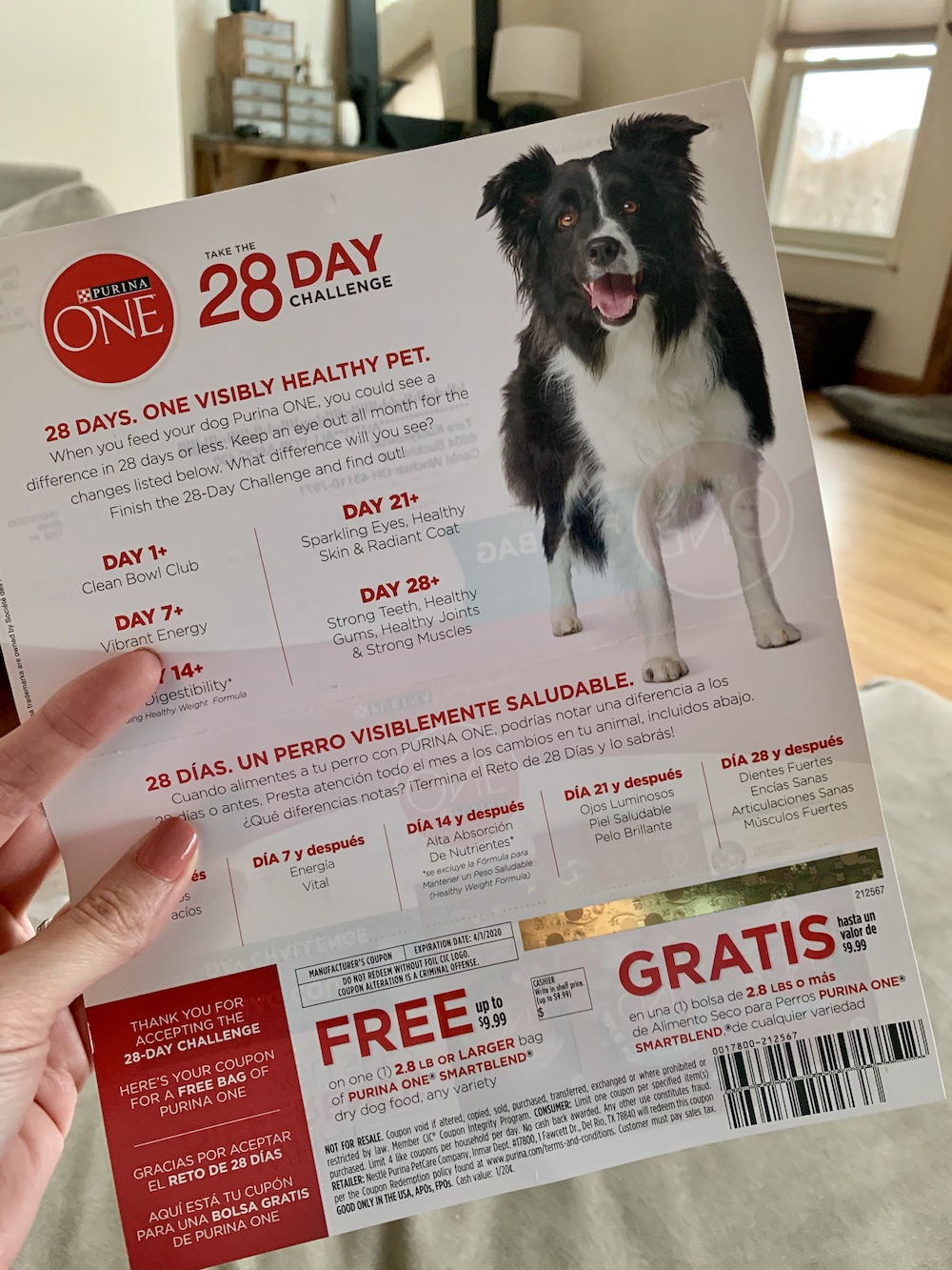 My Free Bag Of Purina One Dog Food Coupon Came Today! - Deal throughout Free Printable Dog Food Coupons