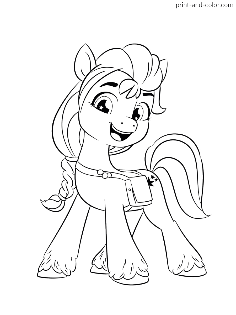 My Little Pony New Generation Coloring Pages | Print And Color with Free Printable My Little Pony Coloring Pages
