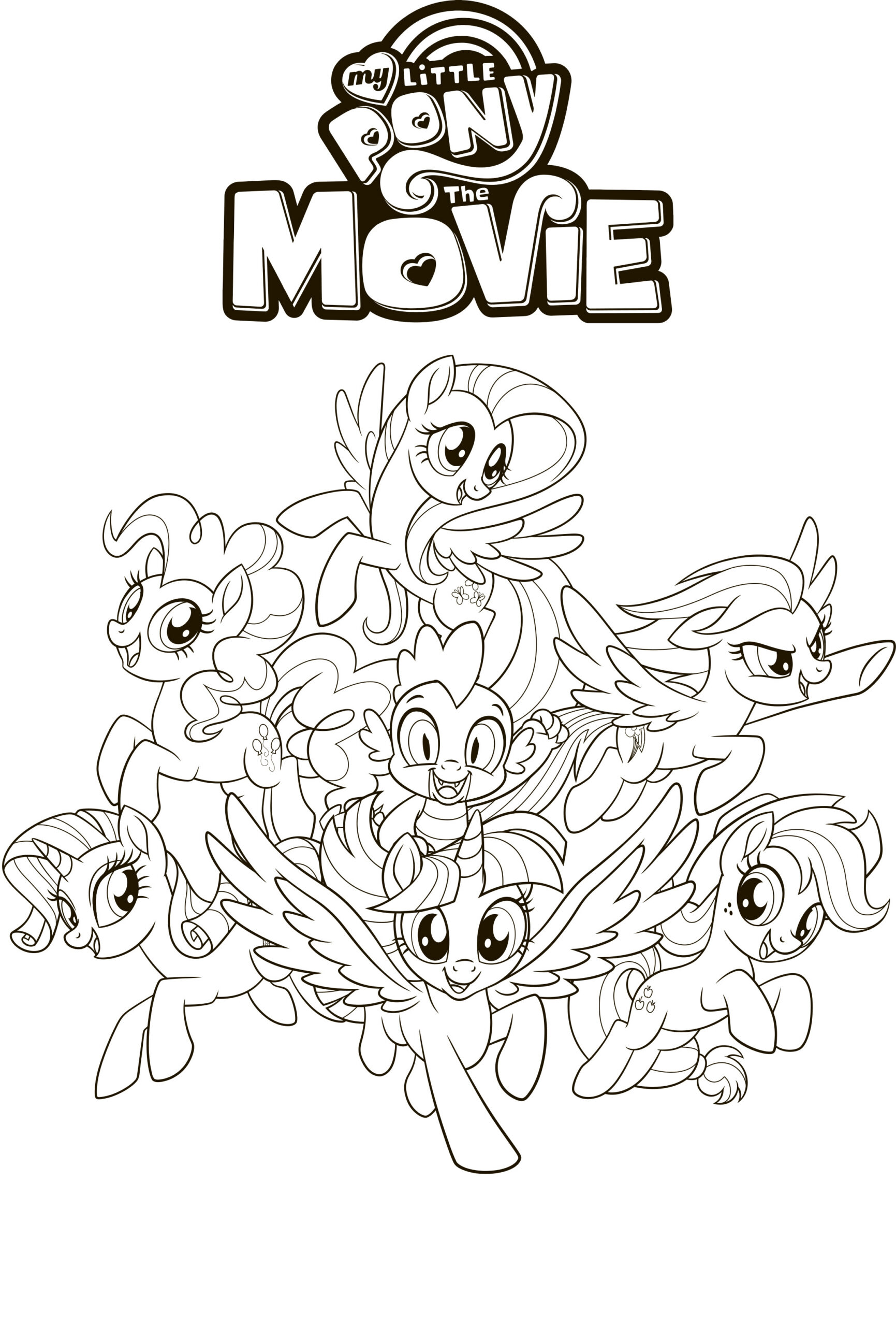 My Little Pony: The Movie Coloring Pages - Youloveit throughout Free Printable My Little Pony Coloring Pages
