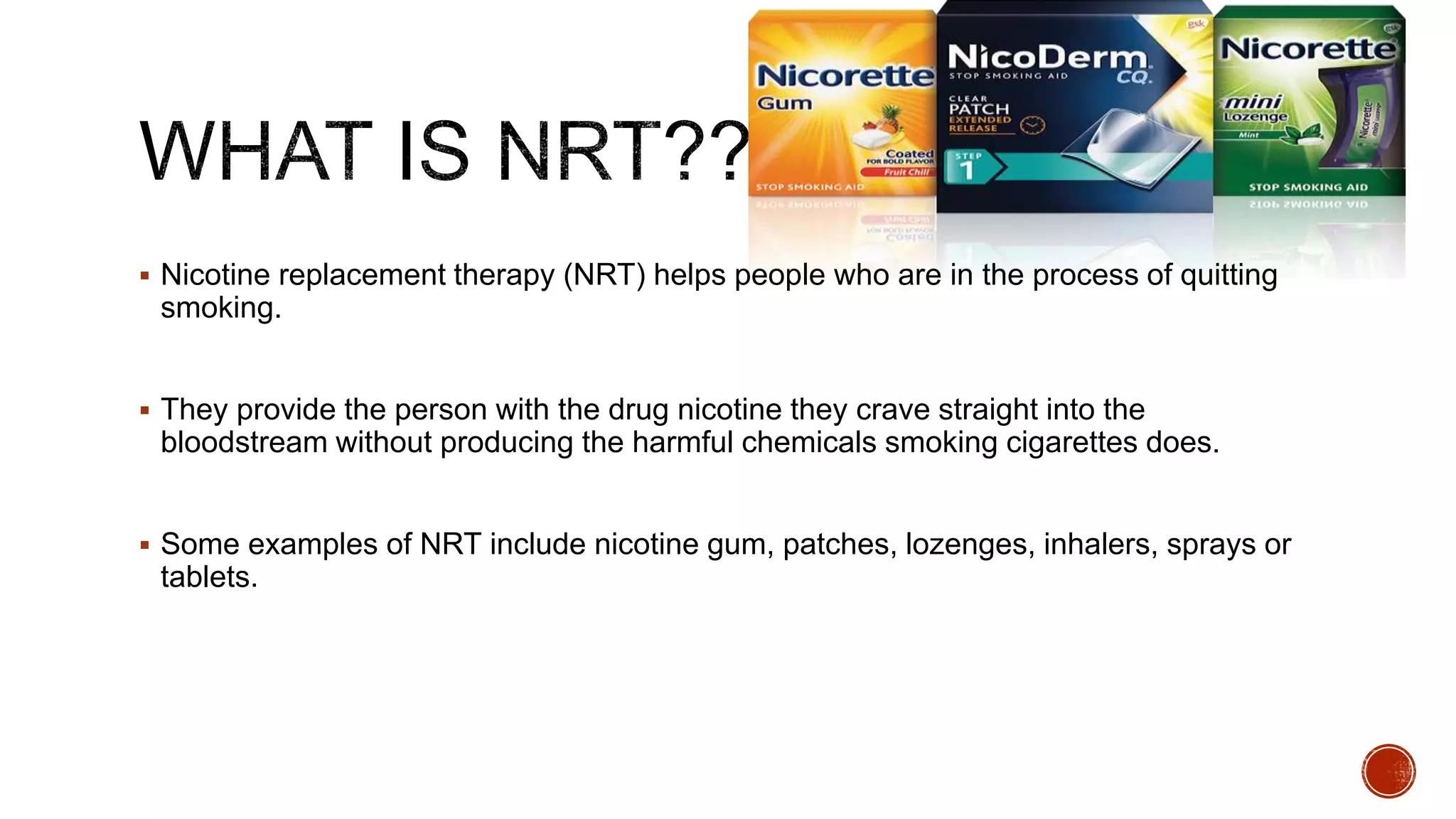 Nicotine Replacement Therapy | Pptx with Free Printable Nicotine Patch Coupons