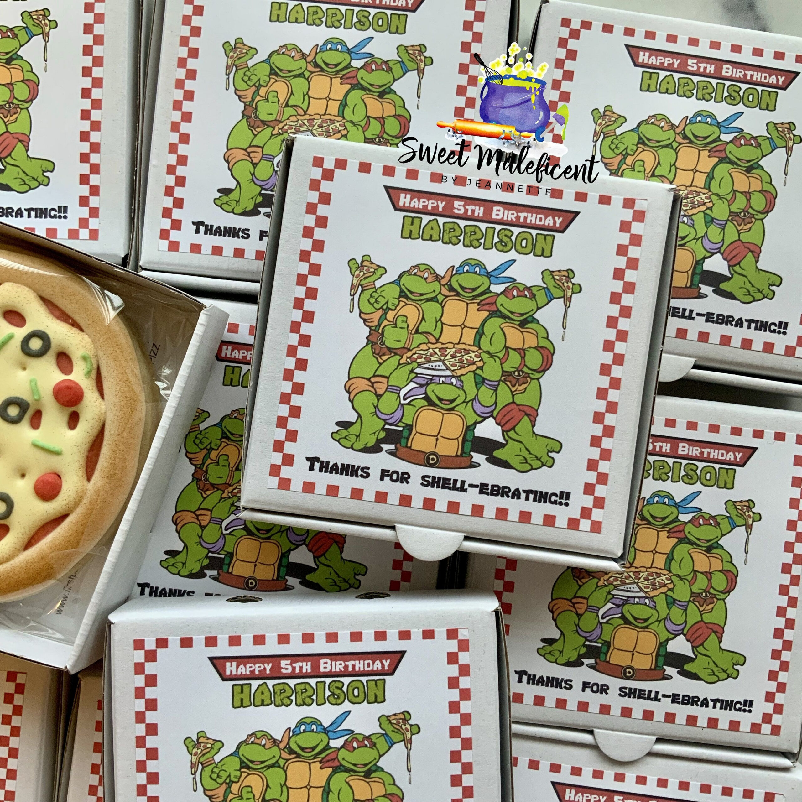 Ninja Turtles Thank You Note | Pdf with Free Printable Tmnt Food Labels