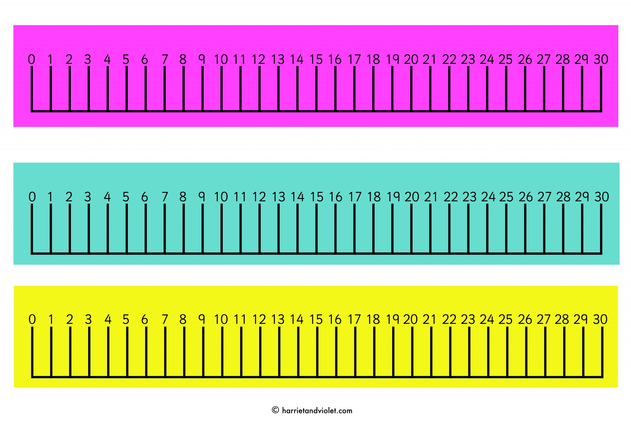 Number Line 0-30 - Printable Teaching Resources - Print Play Learn pertaining to Free Printable Number Line To 30