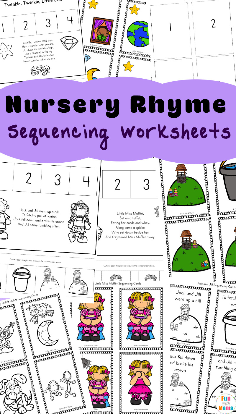 Nursery Rhymes Sequencing Worksheet Activities - Fun With Mama throughout Free Printable Nursery Rhymes
