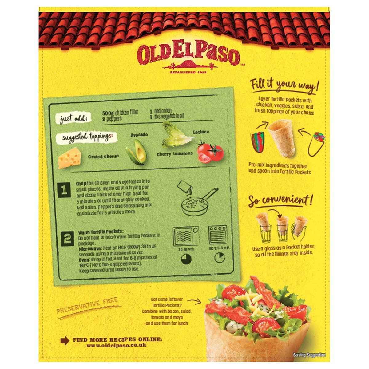 Old El Paso Bbq Pocket Kit, 3 X 380G | Costco Uk regarding Free Printable Old El Paso Coupons