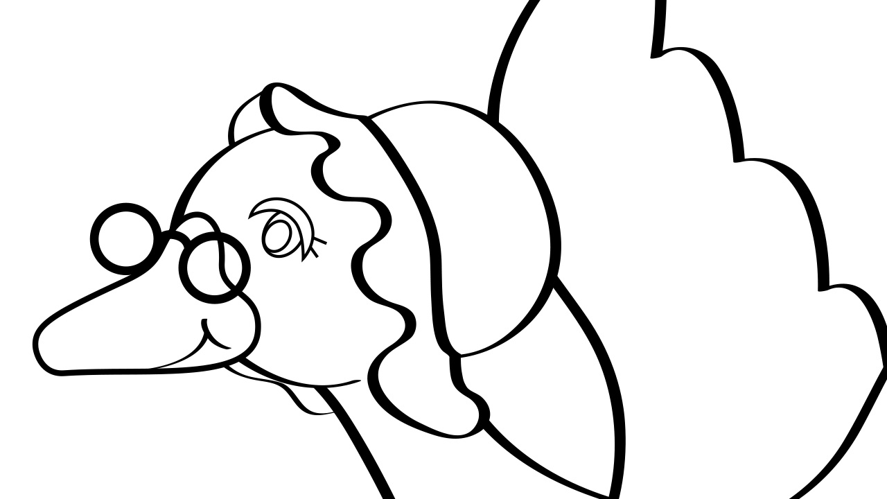 Old Mother Goose - Coloring Page - Mother Goose Club intended for Mother Goose Coloring Pages Free Printable