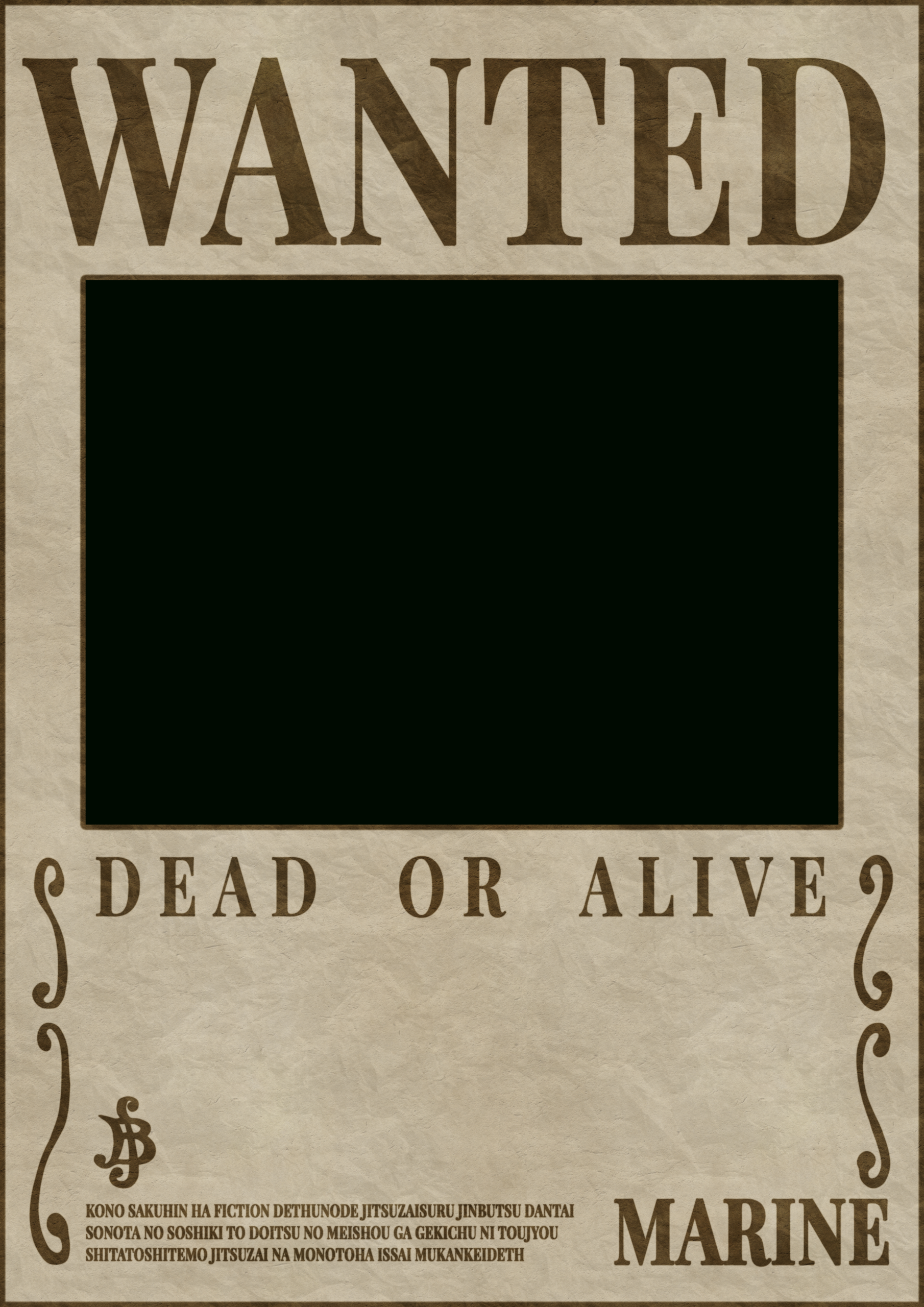 One Piece Wanted Poster Template - Claystage inside Free Printable Wanted Poster Invitations